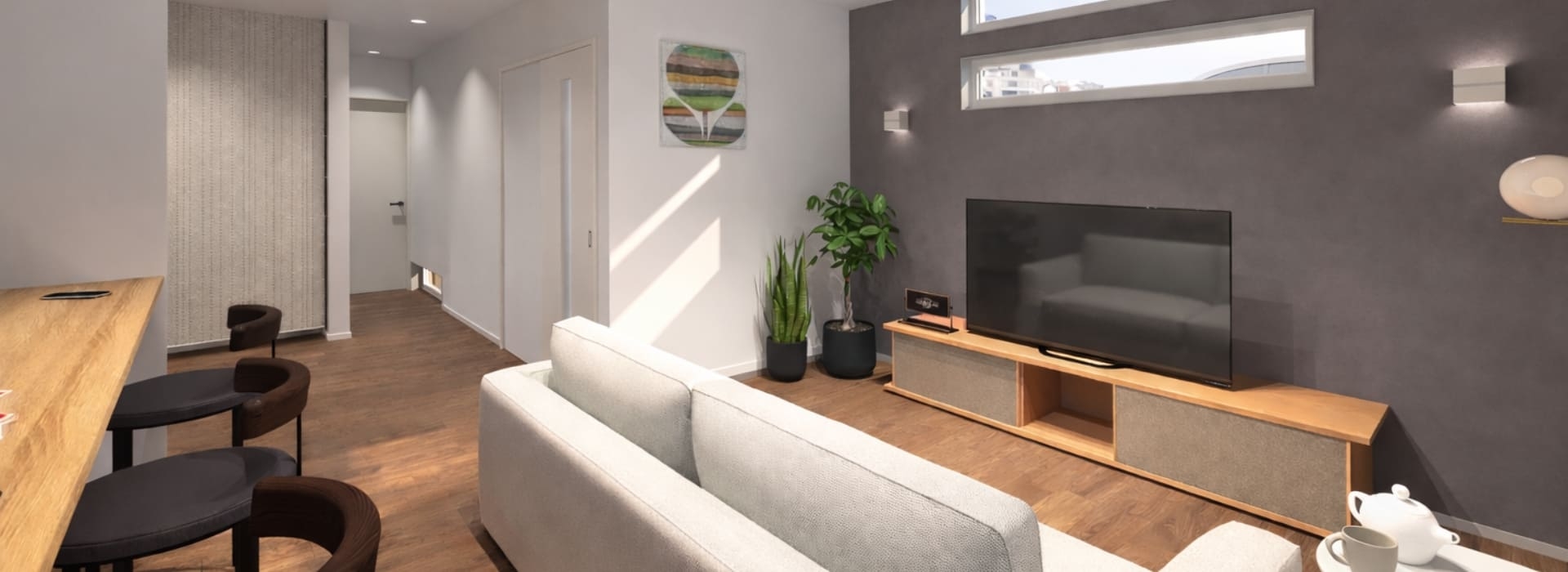 ゾーンぐされた平屋イメージ